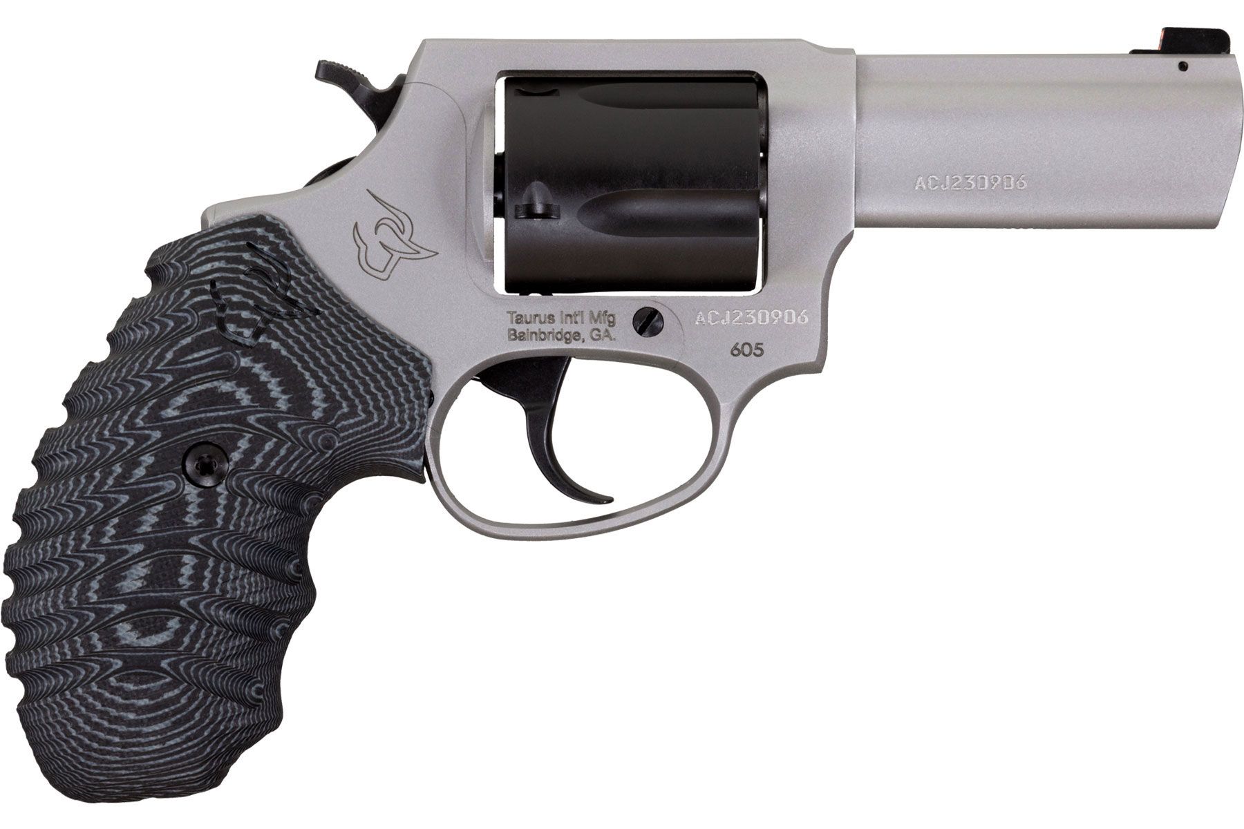 357 Mag / 38 Spl +P Matte Stainless Steel 3.00 in. VZ Grips